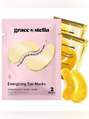Grace & Stella Energizing Eye Masks (2 Pairs)